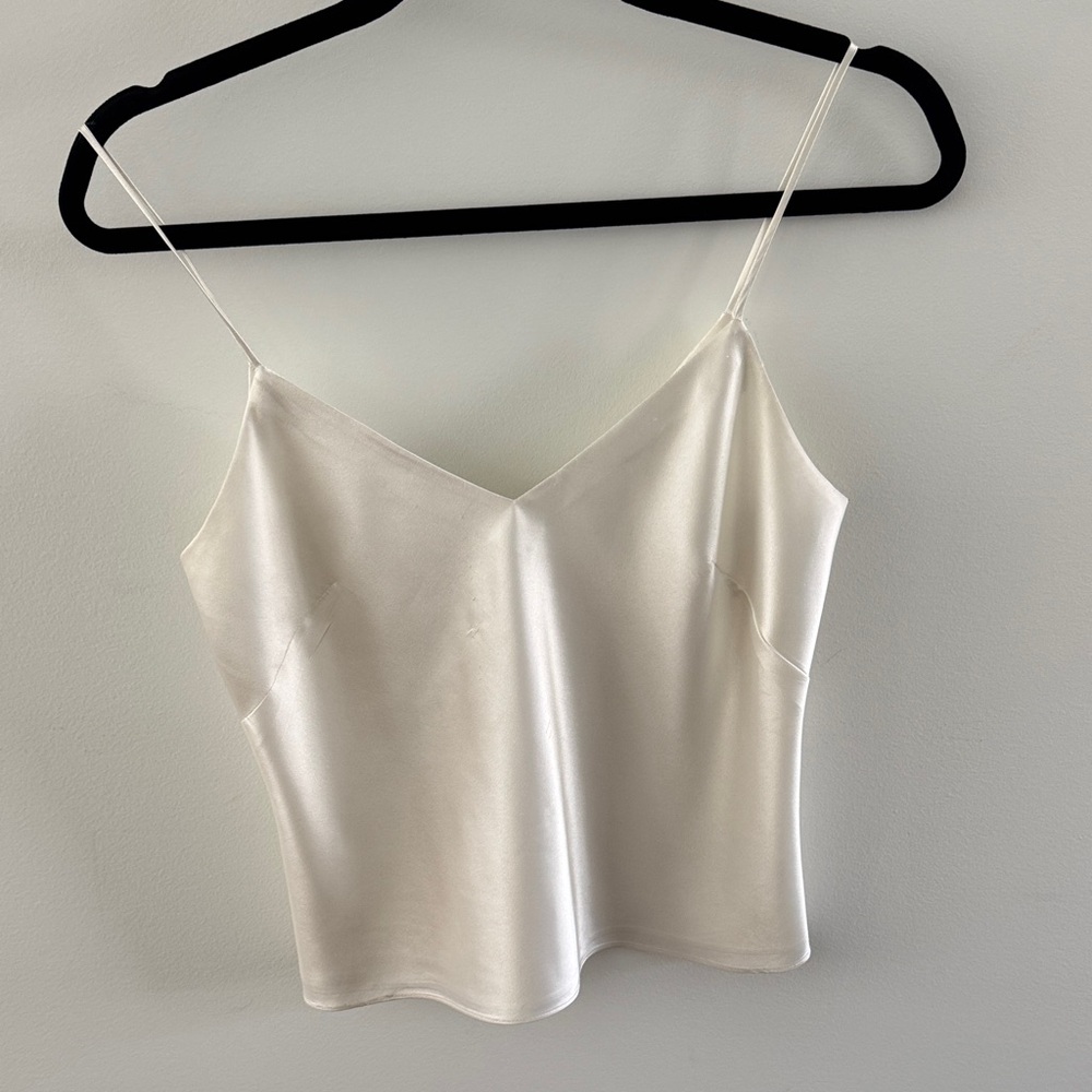 Jenny Yoo Elegant White Camisole